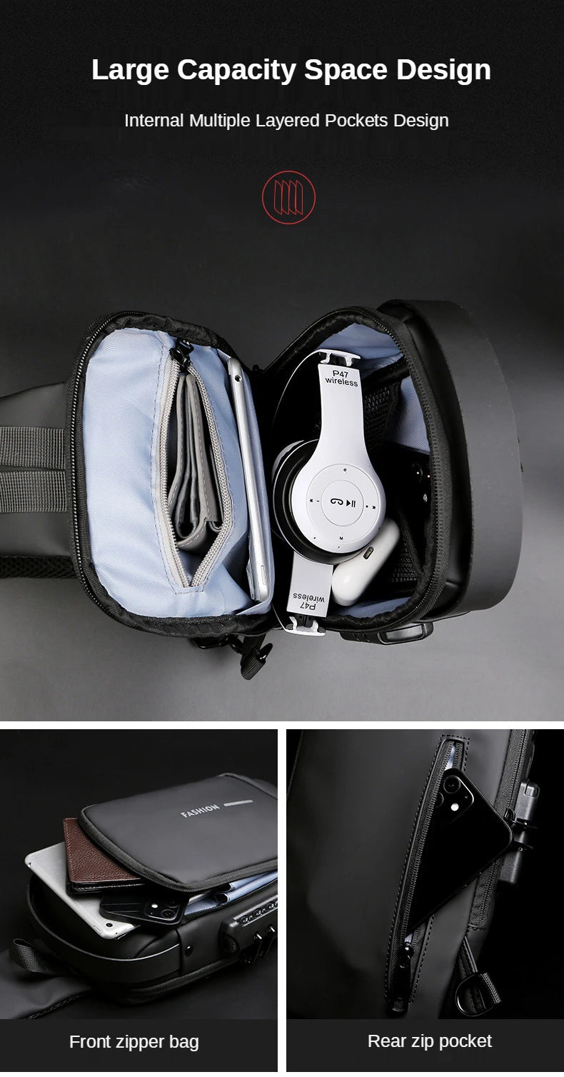 Bolso Bandolera Antirrobo Mochila Imperm
