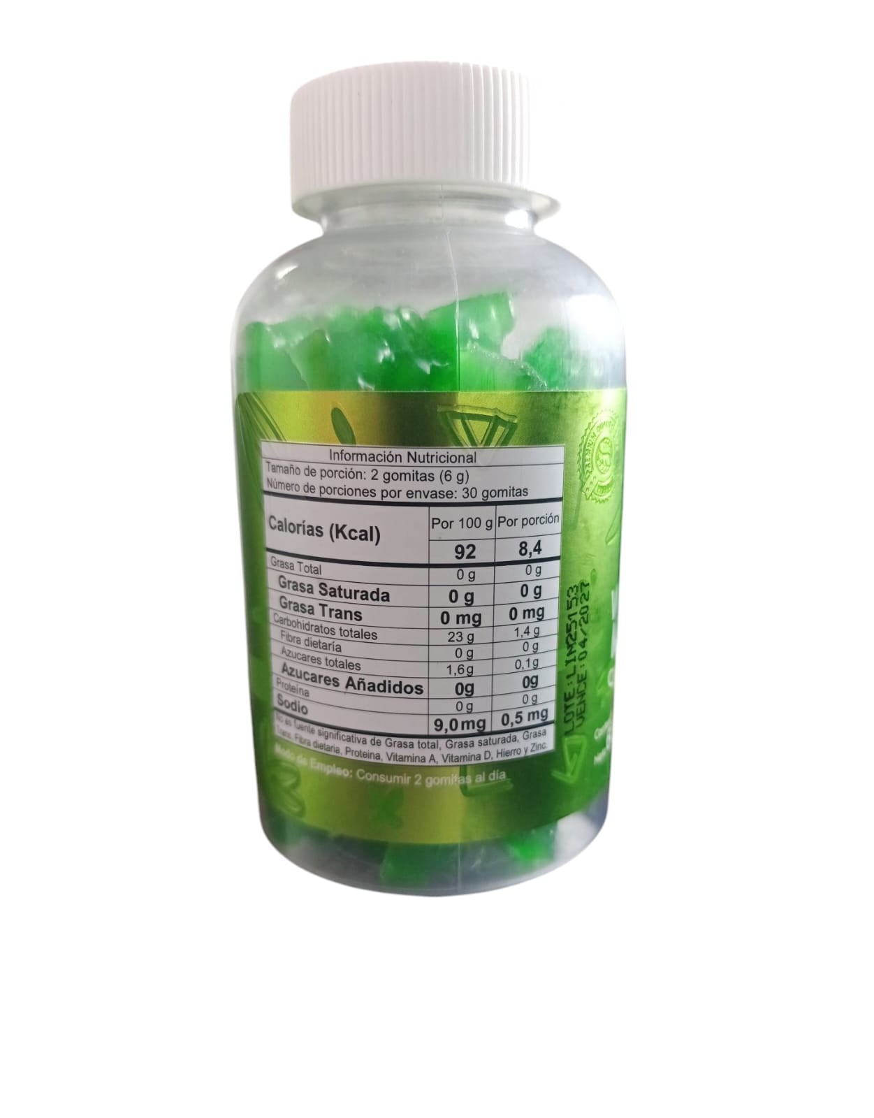 GOMAS VINAGRE DE MANZANA  CAFEINA ALCACH