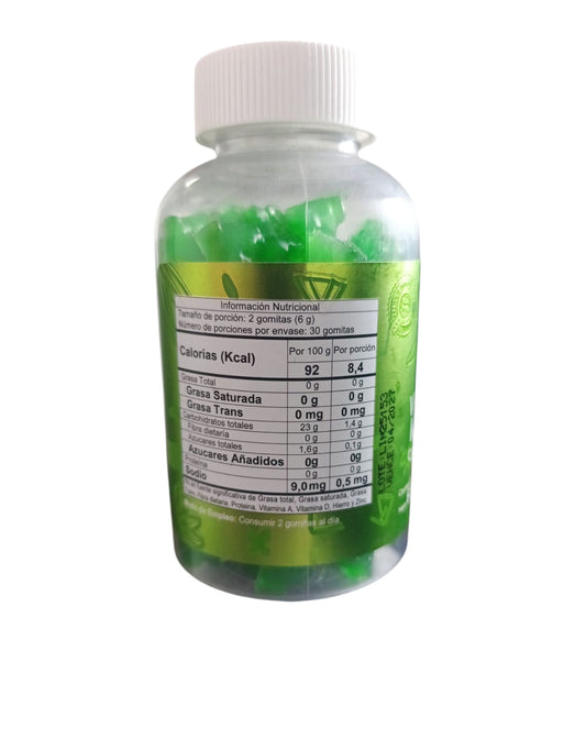 GOMAS VINAGRE DE MANZANA  CAFEINA ALCACH